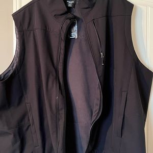 Men Black Vest Jacket